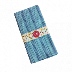 Coupon tissu 1 mètre Adda blue - Bibop et Lula