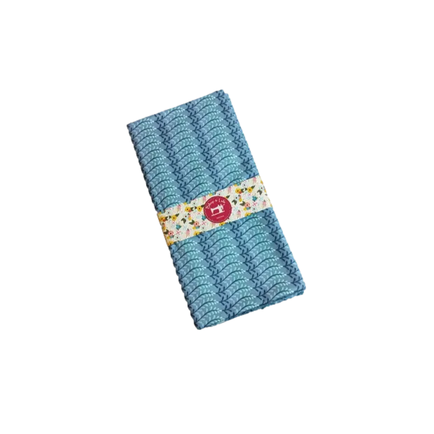 Coupon tissu 1 mètre Adda blue