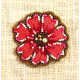 Broche Fleur Rose - Bibop et Lula