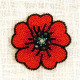 Broche Coquelicot - Bibop et Lula