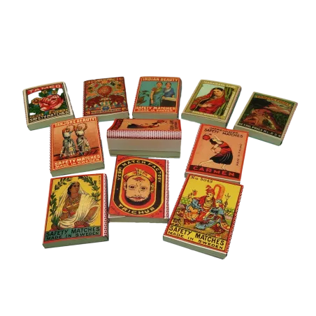 Carnet "Allumettes"  Indian beauty