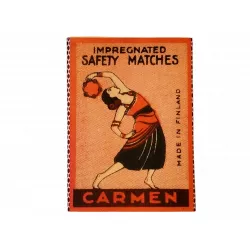 Carnet "Allumettes" Carmen - Bibop et Lula