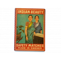 Carnet "Allumettes" Indian beauty - Bibop et Lula
