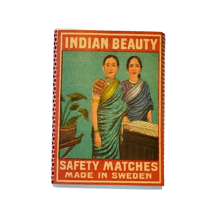 Carnet "Allumettes"  Indian beauty