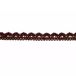 Dentelle guipure prune - Bibop et Lula
