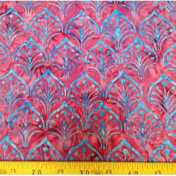 Coton Batik fruitier bleu - Bibop et Lula