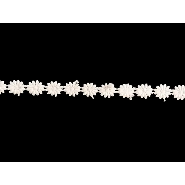 Galon dentelle façon paquerette
