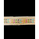 Galon de tulle brodé feuilles multicolores - Bibop et Lula
