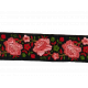 Galon ruban indien brodé Damas pink - Bibop et Lula