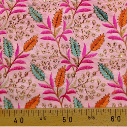 Tissu indien Bollywood brodé de sequins Nazira - Bibop et Lula
