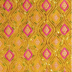 Tissu indien Bollywood brodé de sequins Jaisalmer - Bibop et Lula