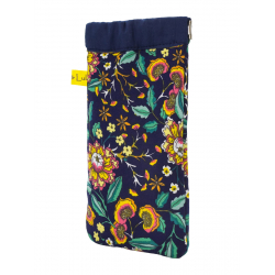 Etui à lunettes ou smartphone Indigo Bloom - Bibop et Lula
