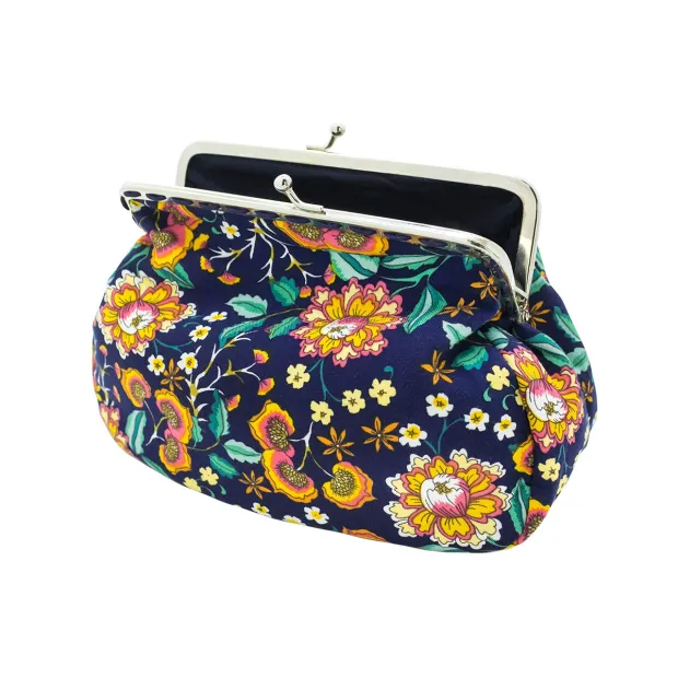 Pochette rétro Indigo Bloom