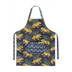 Tablier de cuisine enfant réversible Léopard - Bibop et Lula