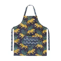 Tablier de cuisine enfant réversible Léopard - Bibop et Lula