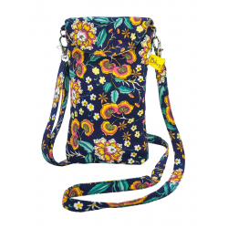 Pochette téléphone Indigo Bloom - Bibop et Lula