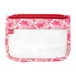 Petite trousse de toilette tranparente Grenade - Bibop et Lula