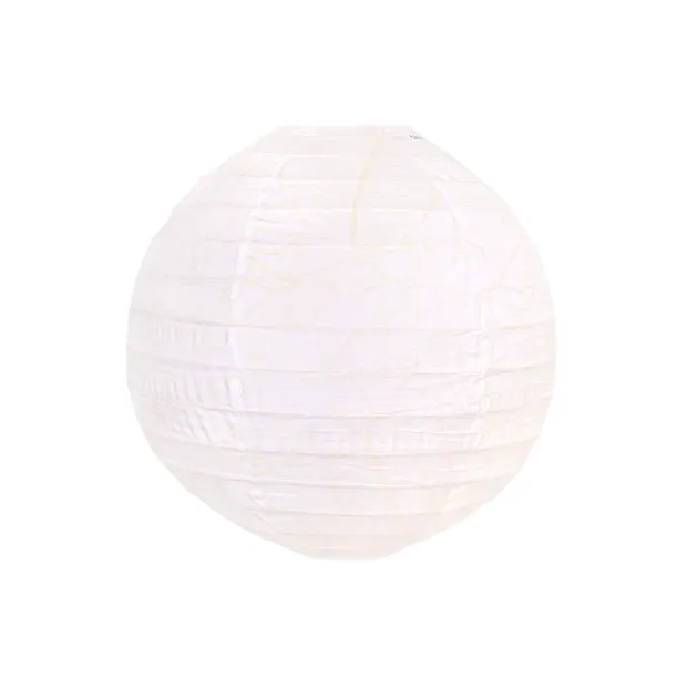 Lampion tissu boule japonaise rond Aube