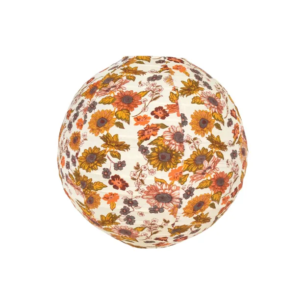 Lampion tissu boule japonaise rond Bohémia