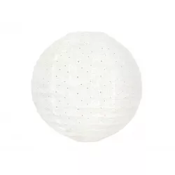 Lampion tissu boule japonaise rond Dentelle - Bibop et Lula