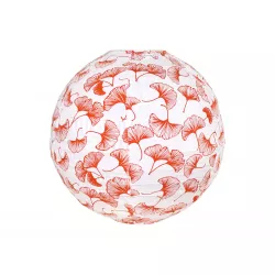 Lampion tissu boule japonaise rond Gingko - Bibop et Lula