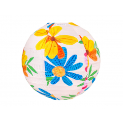 Lampion tissu boule japonaise rond Goa - Bibop et Lula