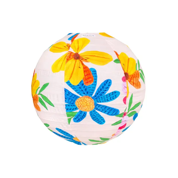 Lampion tissu boule japonaise rond Goa