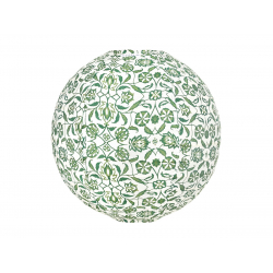 Lampion tissu boule japonaise rond Kalamkari - Bibop et Lula