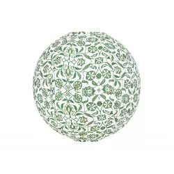 Lampion tissu boule japonaise rond Kalamkari - Bibop et Lula