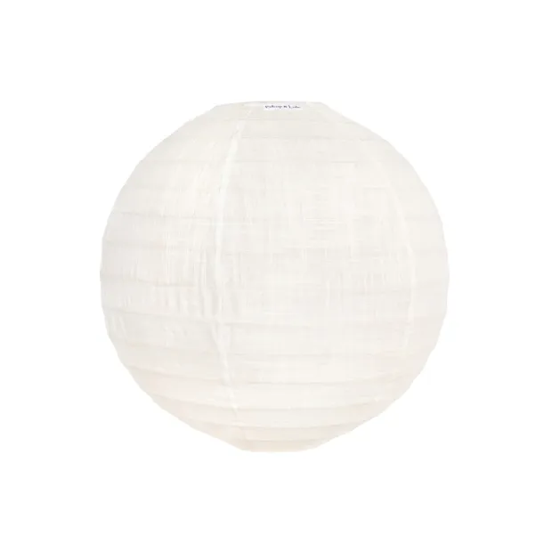 Lampion tissu boule japonaise rond Linen