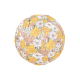 Lampion tissu boule japonaise rond Mimosa - Bibop et Lula