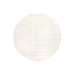 Lampion tissu boule japonaise rond Neige - Bibop et Lula