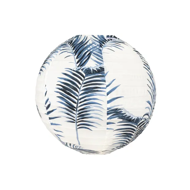 Lampion tissu boule japonaise rond Palmora