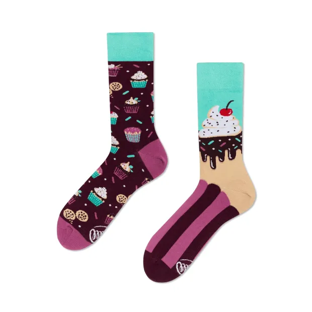 Chaussettes Cupcakes