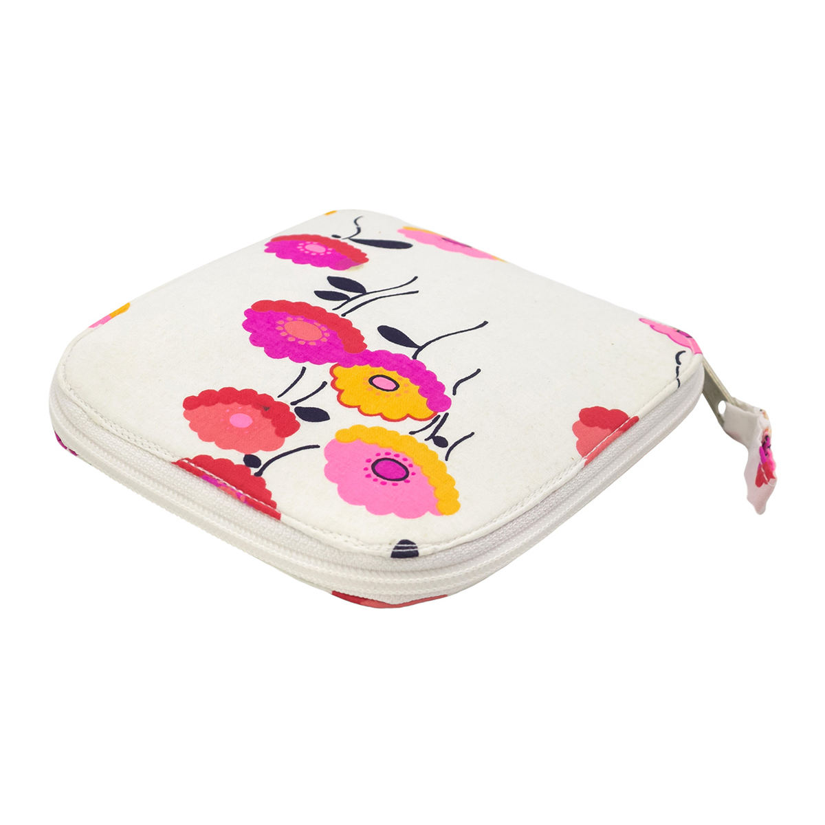 Sac De Courses En Coton Écologique Ecoright - Imprimé Panda, Fermeture Éclair, 14x15 Pouces, Réutilisable Et Lavable
