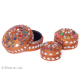 Ecrin boite paillette Orange - Bibop et Lula