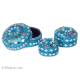 Ecrin boite paillette Turquoise - Bibop et Lula