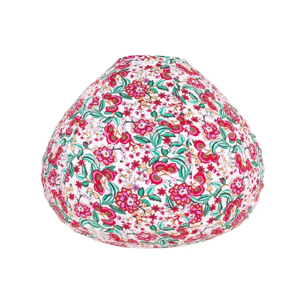 Lampion tissu boule japonaise goutte Bianca