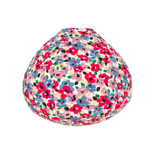Lampion tissu boule japonaise goutte Bloomy