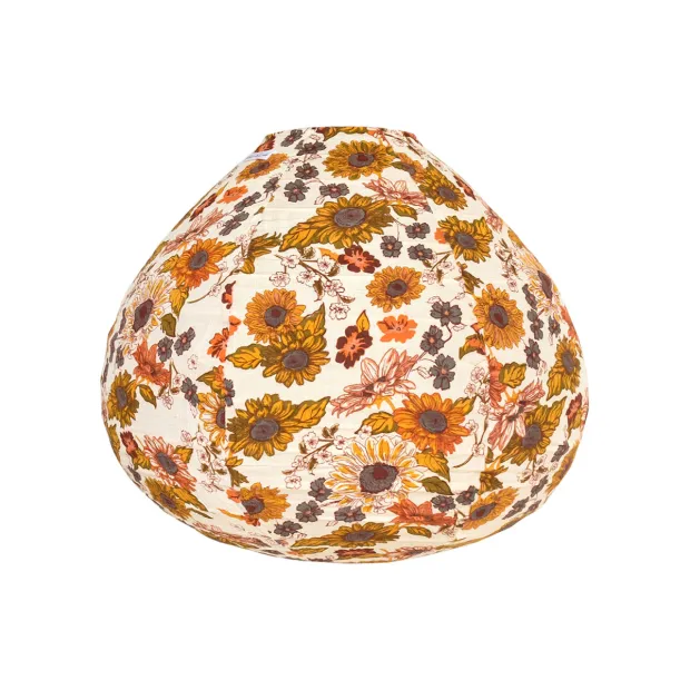 Lampion tissu boule japonaise goutte Bohémia