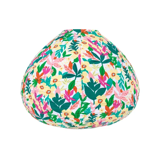 Lampion tissu boule japonaise goutte Botanika