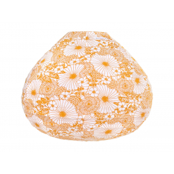 Lampion tissu boule japonaise goutte Bouquet jaune - Bibop et Lula