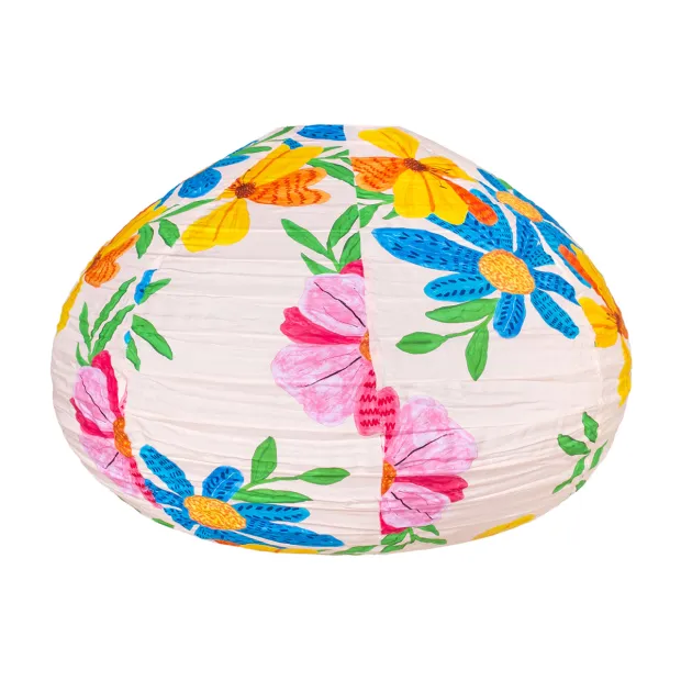 Lampion tissu boule japonaise goutte Goa