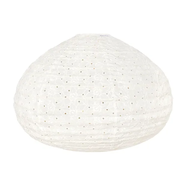 Lampion tissu boule japonaise goutte Dentelle