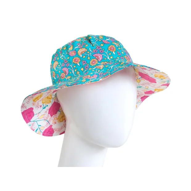 Chapeau coton réversible enfant Ines