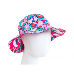 Chapeau coton réversible enfant Julia - Bibop et Lula
