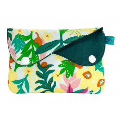 Petite pochette deux compartiments Botanika - Bibop et Lula