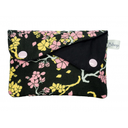 Petite pochette deux compartiments Sakura - Bibop et Lula