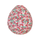 Lampion tissu boule japonaise oeuf Bianca - Bibop et Lula
