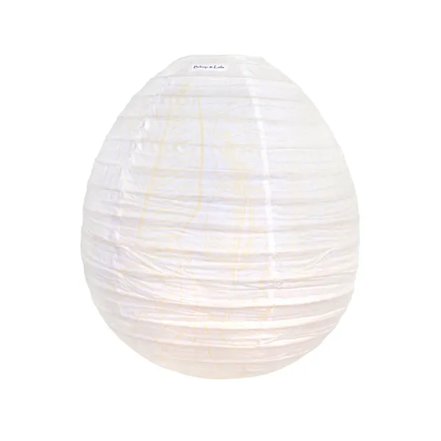 Lampion tissu boule japonaise oeuf Aube